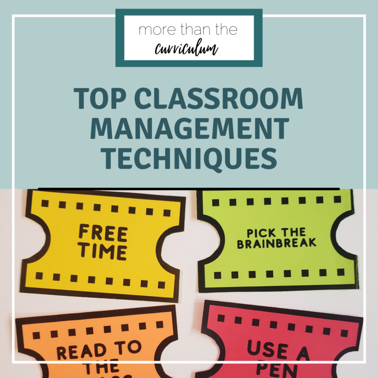 Top Classroom Management Techniques More Than The Curriculum 4917