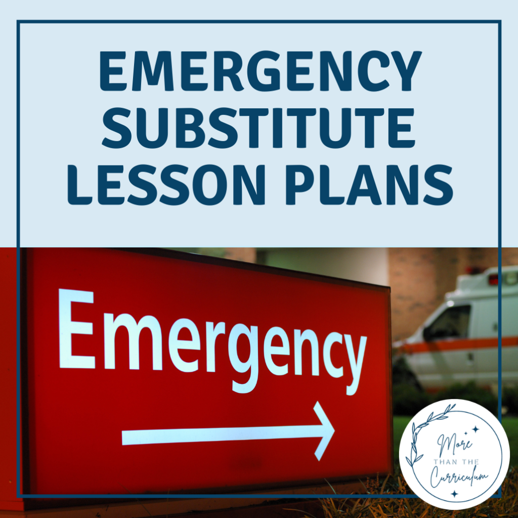 Emergency Substitute Plans